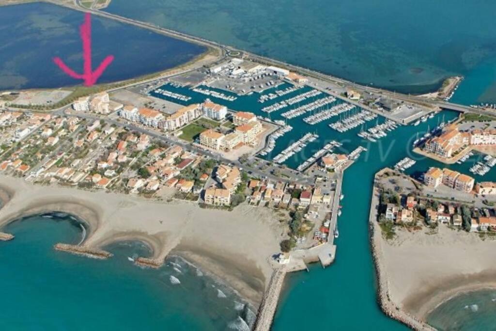 Le Nautica Plage T2 Climatise En Bord De Mer Фронтинян Екстериор снимка